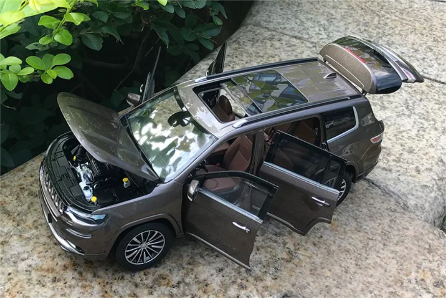 1:18 Jeep Grand Commander 2018 brown GAC FCA DIECAST car Model