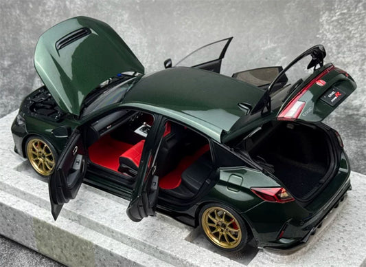 1:18 Honda Civic Type R FL5 Dark green MOTORHELIX Limited Edition 599PCS ONLY DIECAST Model