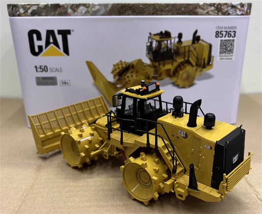 CATERPILLAR 836 Landfill compactor Yellow 1:50 Truck Pre-built Model