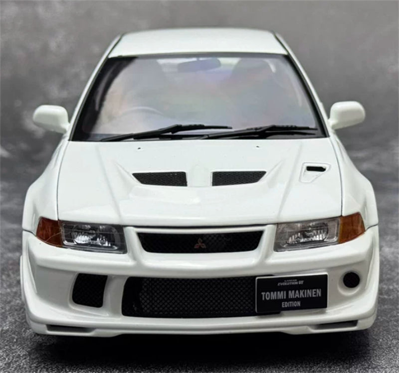 1:18 Mitsubishi Lancer Evolution VI (6.5) GSR T.M.E Scotia White MOTORHELIX Limited Edition 699PCS ONLY DIECAST Model