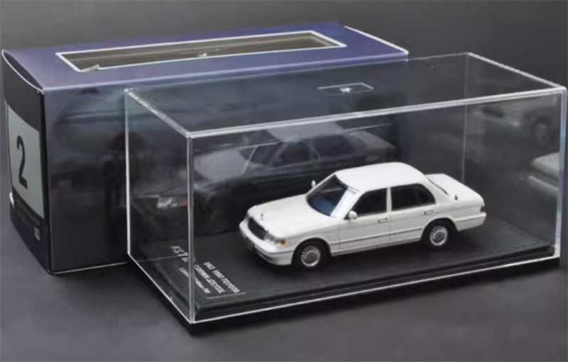 1:43 TOYOTA Crown JZS133L 1993 White STC Limited Edition 799PCS ONLY DIECAST Car Model