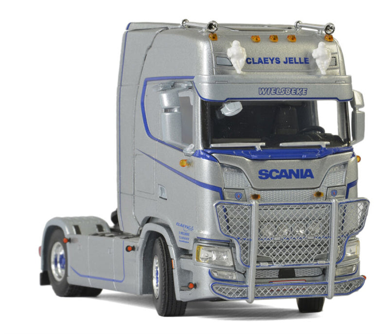 WSI SCANIA S HIGHLINE CS20H 4x2 Claeys Jelle 1:50 Truck Pre-built Model