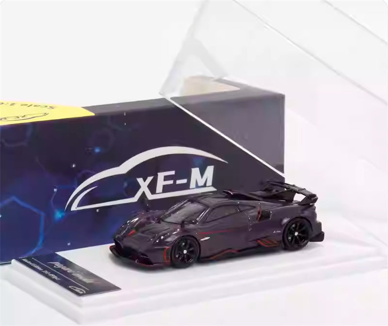 XF MODEL Pagani Imola supercar Purple 1:64 Car Pre-built Model view6