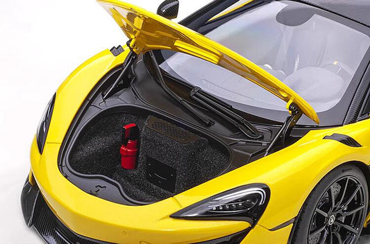 AUTOART McLaren 600LT sports car yellow 1:18car Pre-a Model