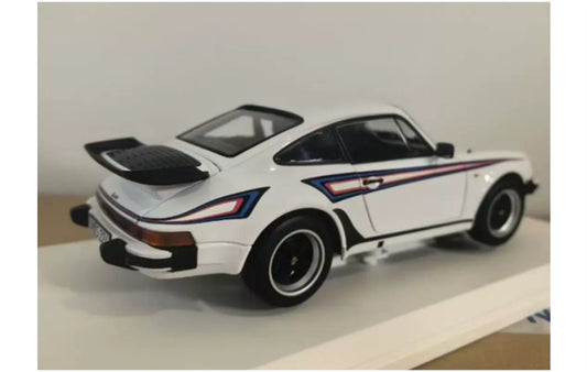 1:18 Porsche 911 Turbo 3.3 White w/ stripe NOREV DIECAST Model