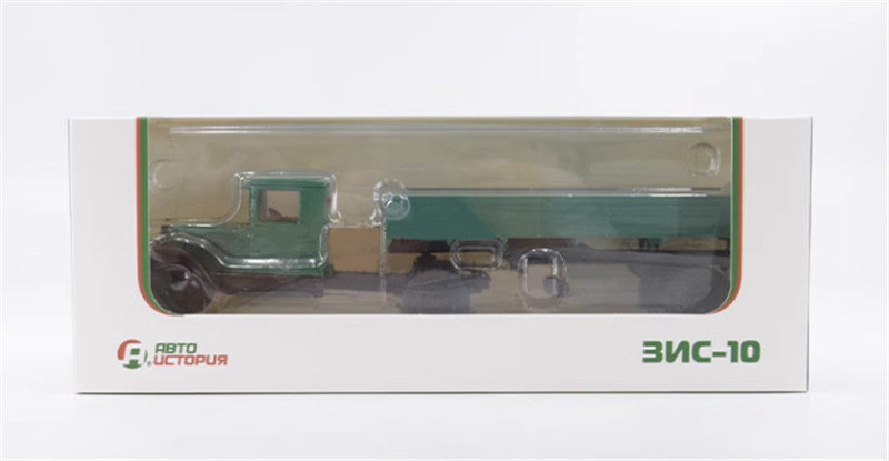 Modimio Russia ZIS-10 semi-trailer Green 1/43 Truck Pre-built Model