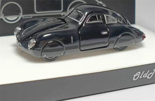 Oldtime Model Porsche Original TypE 64 1939 Metallic black 1:64 Car Pre-built Airliner Model Display view2