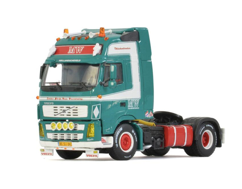 WSI VOLVO FH 2 GLOBETROTTER XL 4X2 MW TRANSPORTSERVICE BV 1/50 Truck Pre-built Model