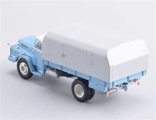 Premium ClassiXXs Csepel D-450 flatbed truck with tent Light Blue 1:43 Truck Pre-built Airliner Model Display view2