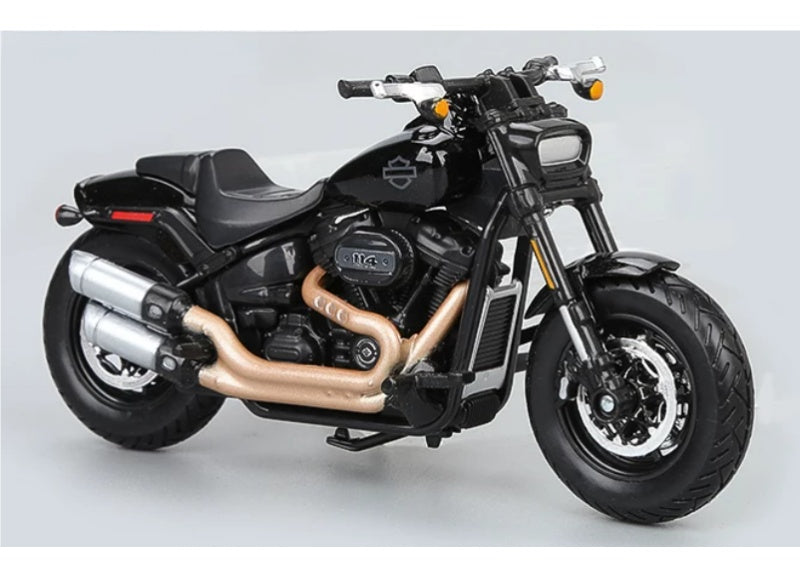 1:18 Harley-Davidson 114 Fat Bob 2022 Black Maisto Diecast Motorcycle Model