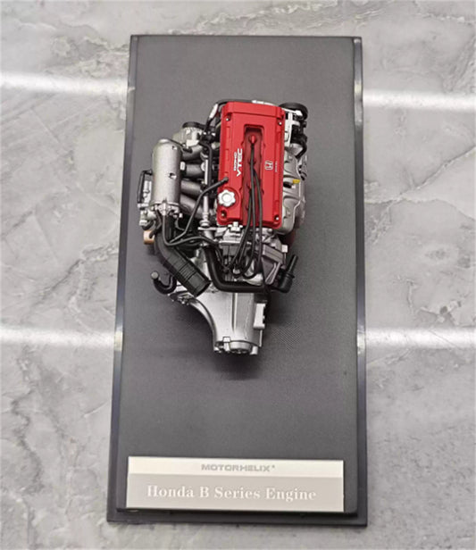 MOTORHELIX Honda B Series EK9 Engine Limited Edition 500PCS ONLY 1:18 Car Accessories Pre-built Model view2
