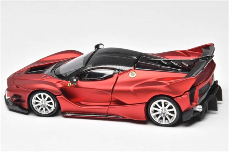 Little Toys Ferrari FXX-K EVO Supercar Limited Edition 399PCS ONLY Matte red silver wheel black top 1:64 Car Pre-built Model view3