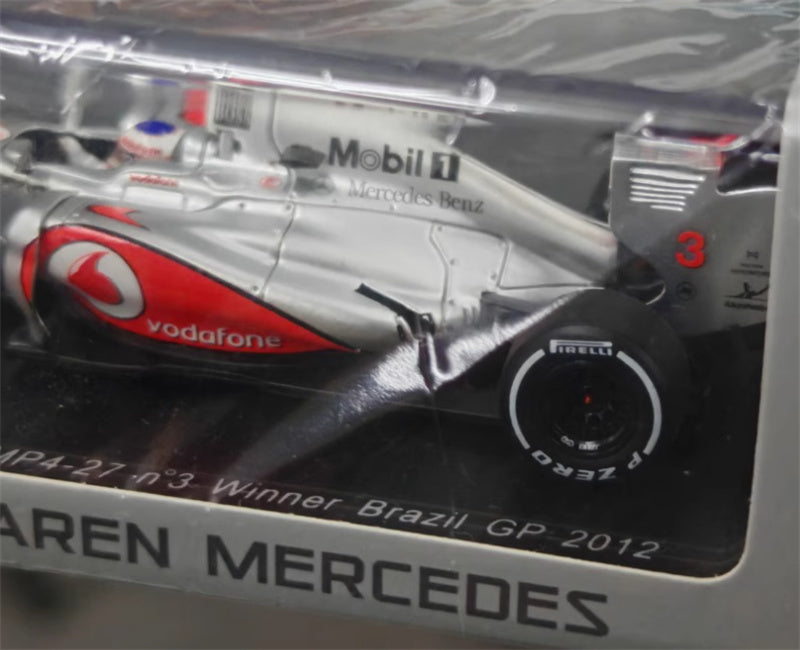 Spark Vodafone McLaren MERCEDES Mp4-27 #3 Winner Brazil GP 2012 Jenson 1:43 Car Pre-built Model view9