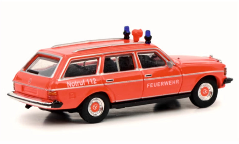 Schuco Mercedes Benz 240TE fire truck Feuerwehr 1:87 Car Pre-built Model