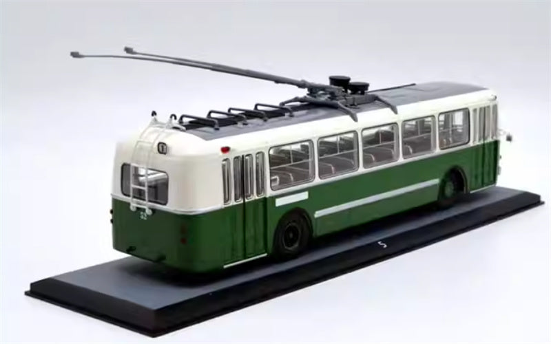 Demprice Russian ZIU-5 trolley bus green 1:43 Bus Pre-built Model view5