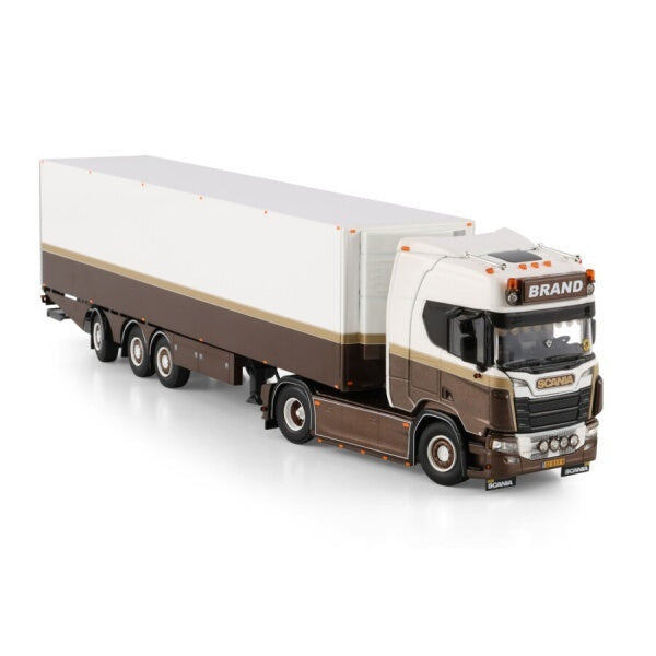 1:50 SCANIA BRAND R CR20H 4X2 TRIDEC REEFER TRAILER 3 AXLE WSI Diecast Model