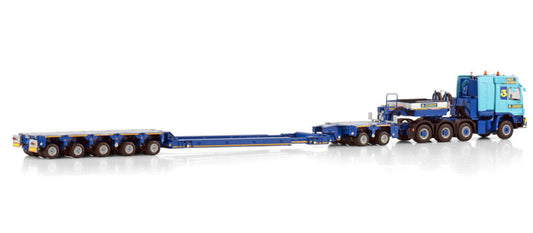WSI ACTROS MP3 L 8X6 SCHEUERLE INTERCOMBI - 5 AXLE Jinert 1:50 Truck Pre-built Model