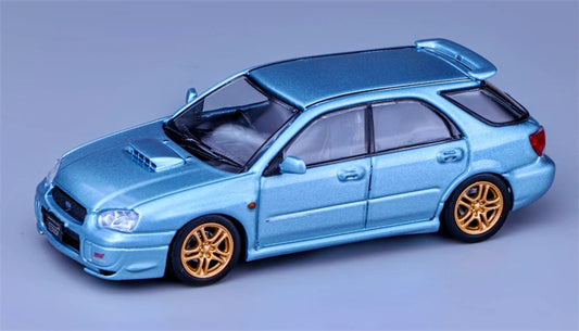 1:64 Subaru Impreza WRX STI 8th Generation Wagon Ice Blue Furuya DIECAST Model