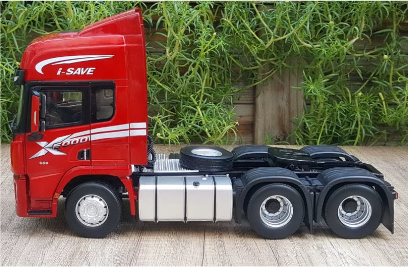 SHACMAN Delong X5000 Tractor Red I-SAVE 1:24 Truck Pre-built Airliner Model Display view6