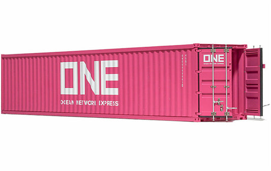NZG ONE OCEAN NETWORK EXPRESS 40 foot Container Pink 1:18 DIECAST Truck Lorry