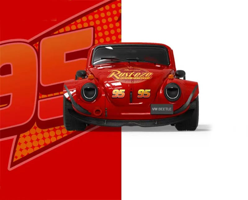 1:64 Hino H300 VW Beetle Car & Tailer Set Red COOL.CAR Limited Edition 999PCS ONLY DIECAST Model