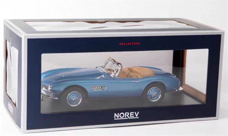 NOREV BMW 507 CABRIOLET 1957 blue 1:18 Car Pre-built Model view4