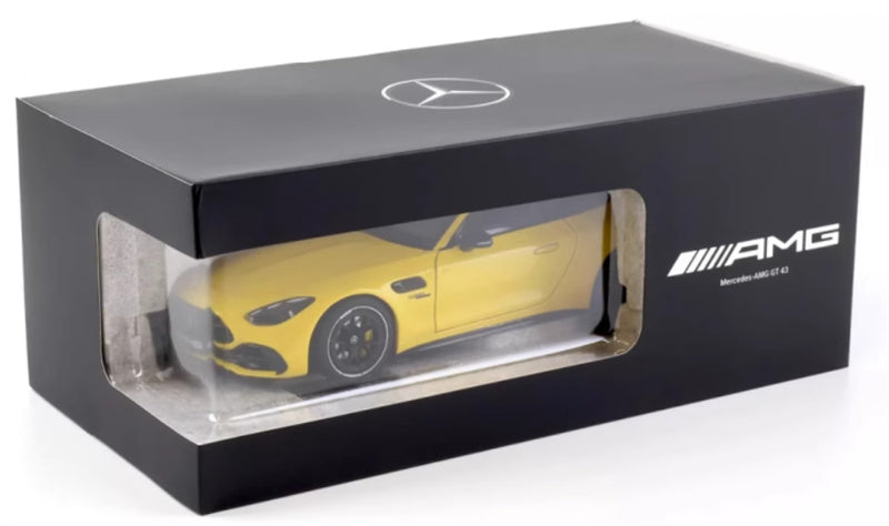 Mercedes AMG GT43 yellow 1:18 Car Pre-built Model