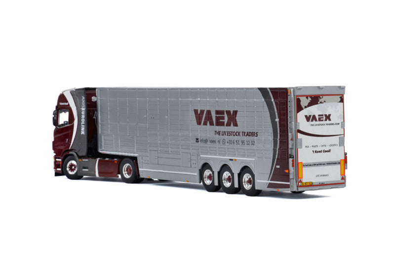 1:50 SCANIA VAEX S CS20H 4X2 TRAILER WSI Diecast Model