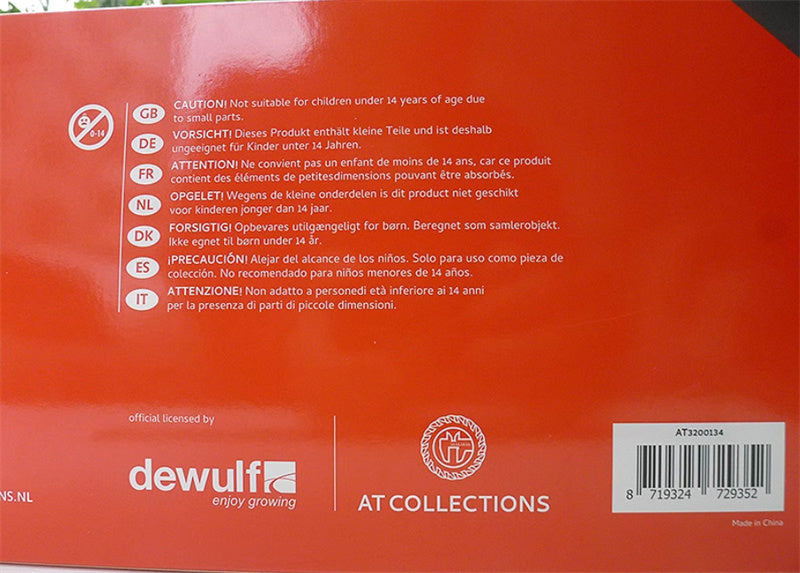 AT COLLECTIONS Dewulf Miedema MH 240 Potato Loading tractor trailer Red 1:32 Truck Accessories Pre-built Model
