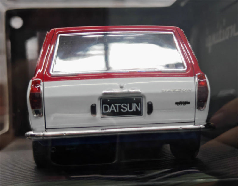 IGNITION MODEL Datsun Bluebird (510) Wagon Red White Blue Limited Edition 60PCS ONLY 1:18 Car Pre-built Model view4