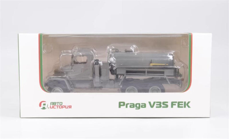 Autohistory Praga V3S FEK Soviet Municipal Sewage Treatment Tank Engineering Vehicle 1:43 Truck Pre-built Model