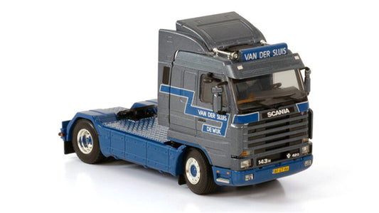 WSI SCANIA 3 SERIES STREAMLINE 4X2 VAN DER SLUIS TRANSPORT 1:50 Truck Pre-built Model