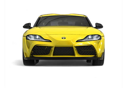 Original Model Toyota Supra A90 BLTZ #885 Yellow 1:64 car Pre-built Model view2