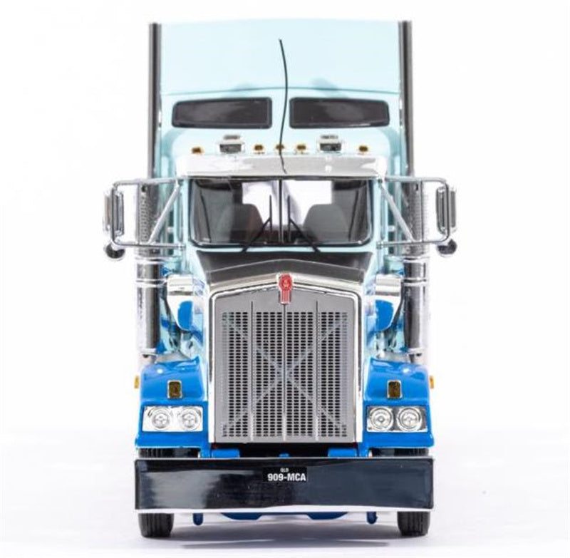 Drake Kenworth T909 Light Blue-Aero Kit 1:50 Truck Pre-built Model