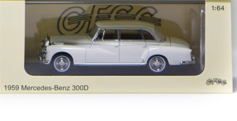 GFCC Mercedes Benz 300D 1959 classic car White LHD 1:64 car Pre-built Model view8