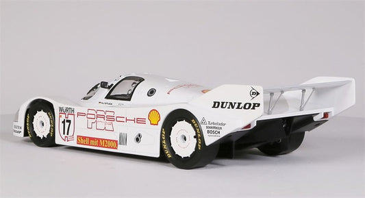 NOREV Porsche 962C Winner Supercup Nurburgring racing 1987 #17 H.J.Stuck Shell Dunlop Bilstein Wurth Turbolader Schmithelm Bosch speedline 1:18 Car Pre-built Model view2