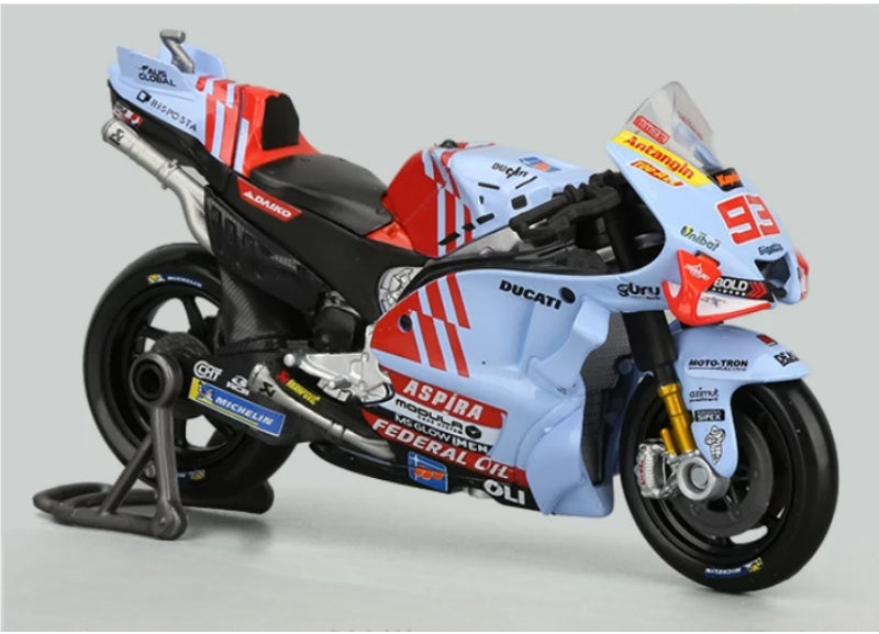 1:18 Gresini MotoGP Racing 2024 #93 Marquez Maisto Diecast Motorcycle Model