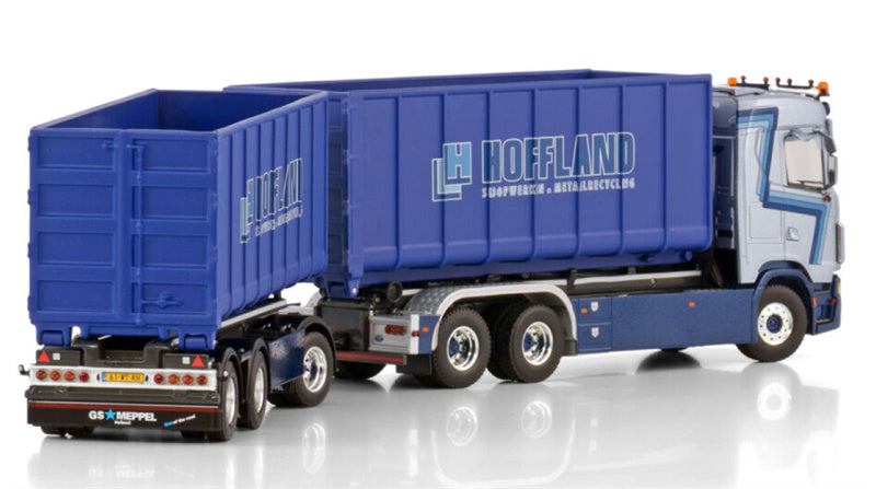 WSI SCANIA S CS20N 6X2- 3 AXLE + 2X 40M3 Hoffland 1:50 Model
