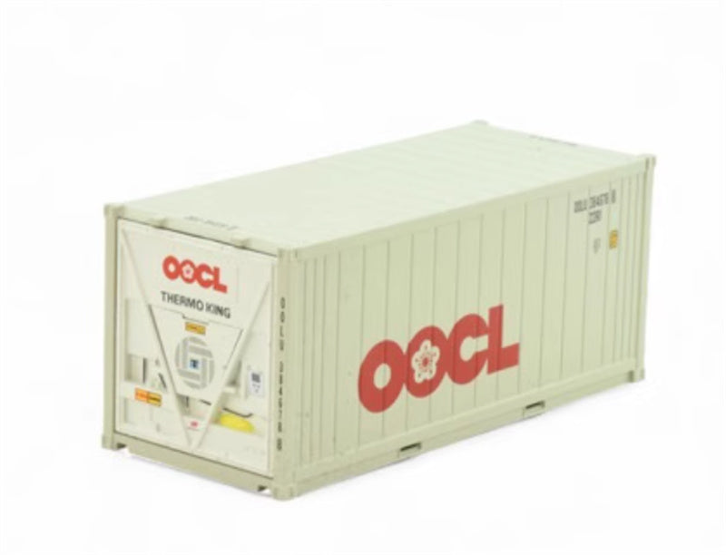 Tekno 20 foot refrigerated container OOCL 1:50 Truck Pre-built Model