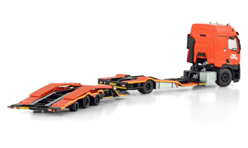 WSI RENAULT TRUCKS T EVO 4X2 TRUCK TRANSPORTER COMBI De Rooy 1:50 Model