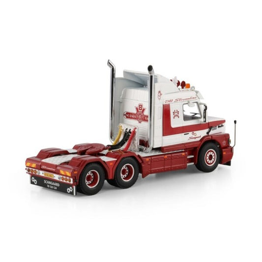 1:50 SCANIA SCANGAARD 3 Series 6X4 WSI Red - White DIECAST Model
