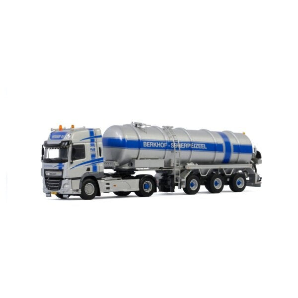 1:50 DAF BERKHOF B.V. MY2017 4X2 TANK TRAILER 3 AXLE WSI DIECAST Model