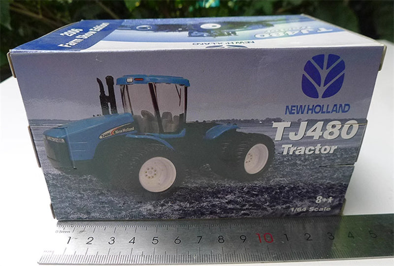 ERTL New Holland TJ480 8-Wheel Twisted Waist Agricultural Tractor out of print blue 1:64 Truck Pre-built Model