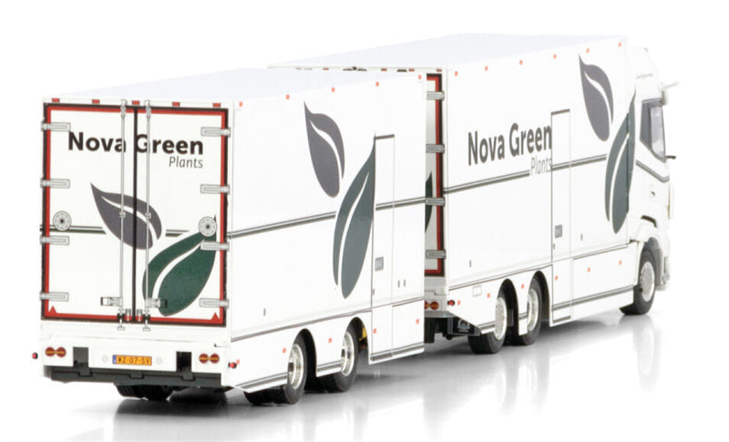 WSI DAF XG 6X2 TRAILER - 2 AXLE Nova Green Plants 1:50 Model