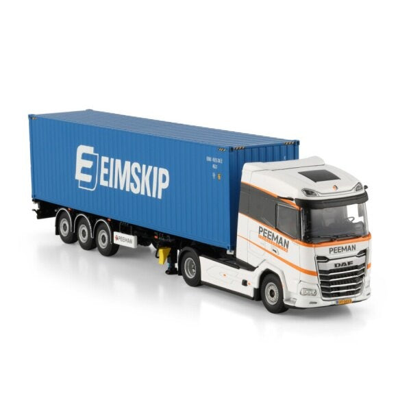 1:50 DAF PEEMAN XG MY25 4X2+ 40FT CONTAINER WSI DIECAST Model