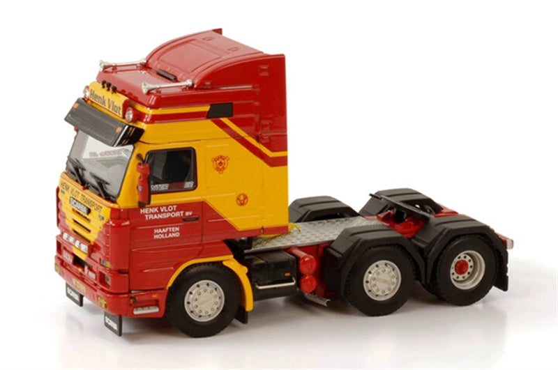 WSI SCANIA 3 SERIES STREAMLINE 6X2 TWINSTEER HENK VLOT TRANSPORT 1:50 Truck Pre-built Model