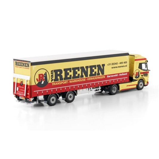 1:50 DAF VAN REENEN XD SH 4X2 BOX TRAILER 2 AXLE WSI DIECAST Model