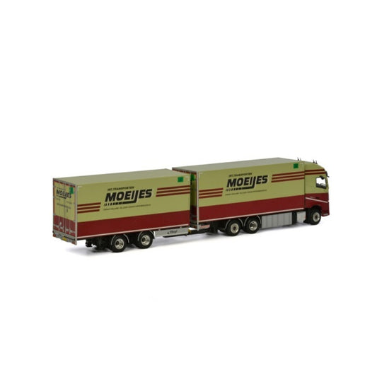 1:50 VOLVO MOEIJES BV FH XL RIGED BOX TRUCK COMBI WSI Diecast Model