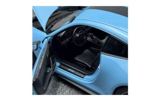 1:18 Porsche 911 992 GT3 RS Blue -black stripe NOREV DIECAST Model