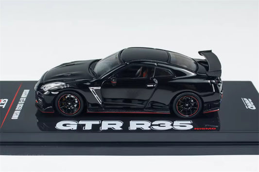 INNO64 NISSAN GT-R R35 NISMO Black 1:64 car Pre-built Model view2